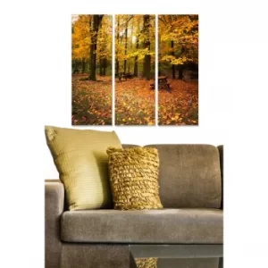 Image of MDF110120954 Multicolor Decorative MDF Painting (3 Pieces)