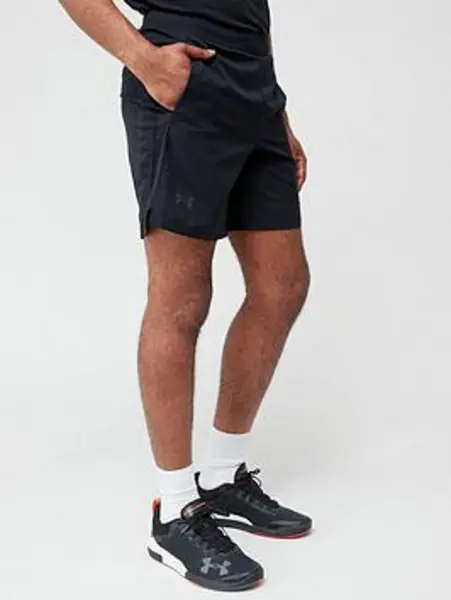 Image of Under Armour Running Launch 7" Graphic Shorts - Black Size L, Men