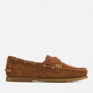 Image of Polo Ralph Lauren Mens Merton Suede Boat Shoes - New Snuff - UK 10 - Tan