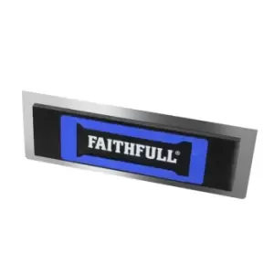 image of Faithfull Stainless Steel Flexifit Trowel With Foam 16in