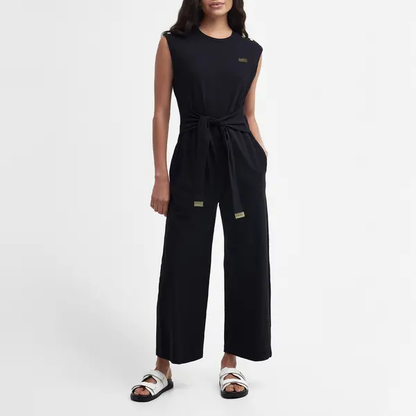 image of Barbour International Bluford Stretch Cotton Jumpsuit - UK 10