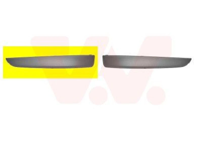 Image of VAN WEZEL Bumper cover VAN WEZEL 3792584