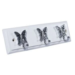 Image of BQ White silver Pine zinc alloy Hook rail