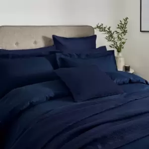 Image of Bedeck of Belfast Fine Linens Vendi Kingsize Duvet Cover, Midnight