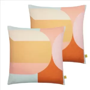Image of Furn. Cedri Twin Pack Polyester Filled Cushions Multi
