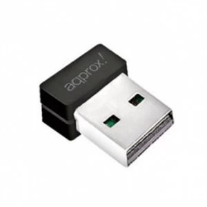 image of APPROX Wireless-N Nano USB 2.0 150Mbps Adapter with AP Mode (APPUSB150NAV2)