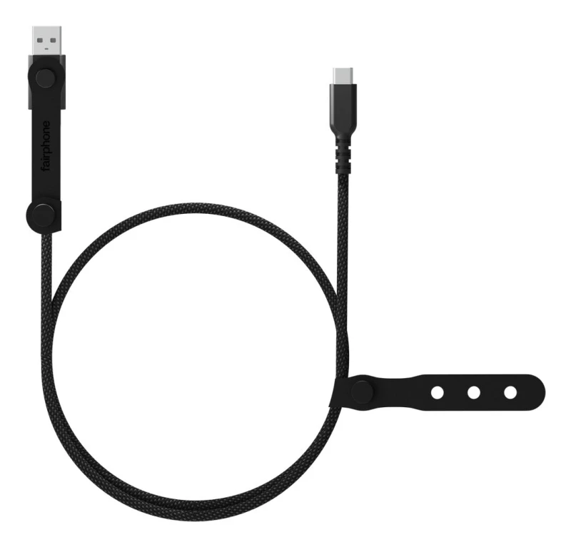 Image of Fairphone Fairphone ACCABL-4CC-WW1 USB cable USB 2.0 2.5 m USB C Black ACCABL-4CC-WW1
