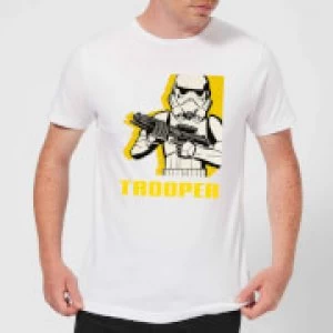 Image of Star Wars Rebels Trooper Mens T-Shirt - White - L