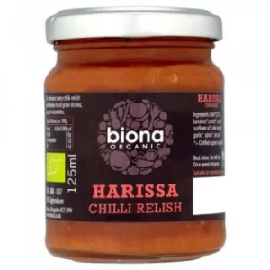 image of Biona Organic Harissa Chilli Relish 125g