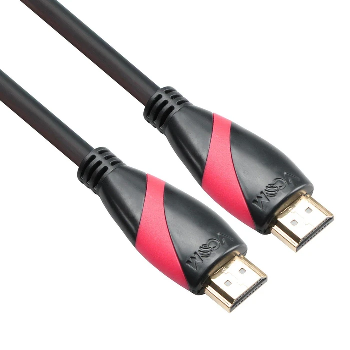 image of VCOM HDMI 2.0 (M) to HDMI 2.0 (M) 3m Black 4K Supported Retail Packaged Display Cable