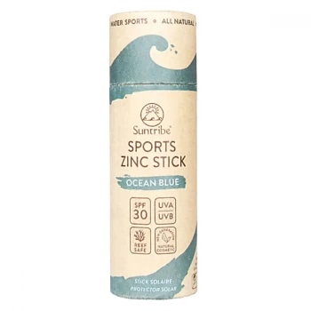 image of Suntribe All Natural Sport Zinc Stick SPF 30 - Ocean Blue