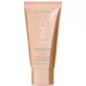 image of Kora Organics Turmeric Brightening and Exfoliating Mask 30ml