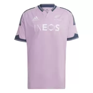 Image of adidas New Zealand All Blacks Training Shirt 2022 2023 Mens - Purple