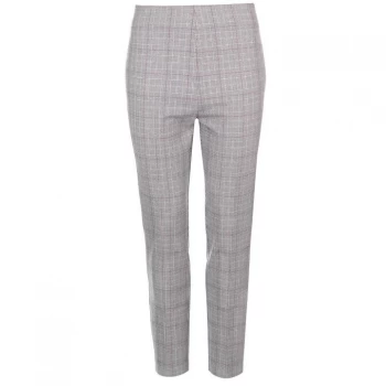 image of Firetrap Blackseal Checked Trousers - Grey