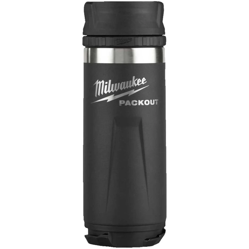 Image of Milwaukee Packout Drinks Bottle Sip Lid Black 532ml 4932493474