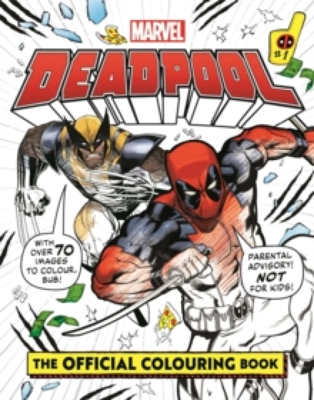 Image of Marvel's Deadpool: The Official Colouring Book Paperback / softback