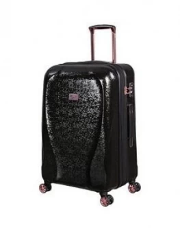 image of IT Luggage Sparkle Medium Black Suitcase