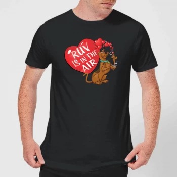 image of Scooby Doo Ruv Is In The Air Mens T-Shirt - Black - 3XL - Black