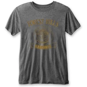 Image of Ramones - Forest Hills Unisex Large T-Shirt - Grey