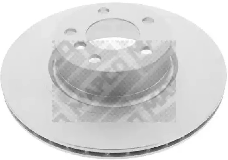 Image of MAPCO 45762HPS Brake disc Rear Axle, internally vented, Coated, High-carbon Brake Disc (82)