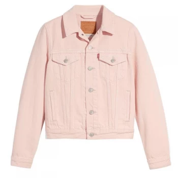 image of Levis Boyfriend Trucker Jacket - TENDER Pink TRU