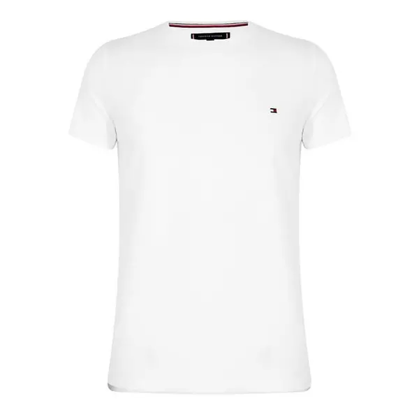 Image of Tommy Hilfiger Stretch Slim Fit T-Shirt Regular Fit T-Shirts S Beige 58281169350