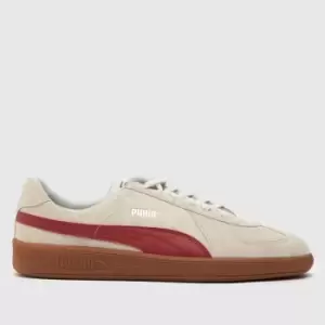 image of PUMA Army Trainer Trainers In Silver Multi