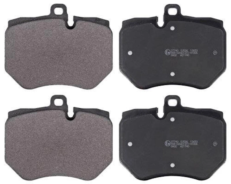 Image of A.B.S. 37740 Brake pad set prepared for wear warning indicator Brake Pad Set,disc brake (402)