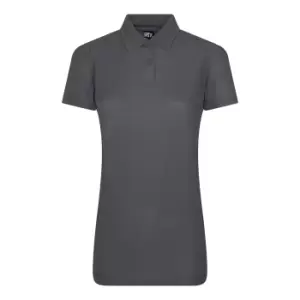 image of PRO RTX Womens/Ladies Pro Polyester Polo Shirt (M) (Solid Grey)