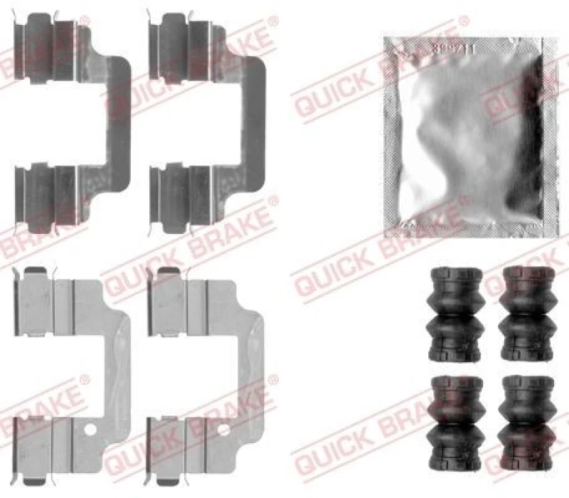 Image of QUICK BRAKE Brake pad fitting kit QUICK BRAKE 109-1806