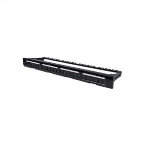 Intellinet Patch Panel Blank 1U 24-Port Black