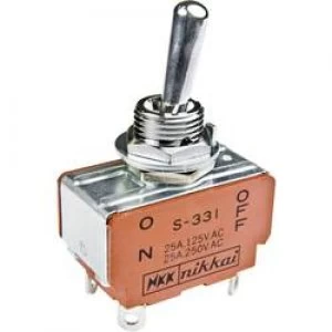 Image of Toggle switch 125 V AC 30 A 2 x OnOffOn NKK Switches