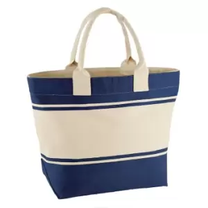 image of Quadra Canvas Deck Bag (24 Litres) (One Size) (French Navy/Off White)