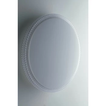 Image of Fan Europe Lighting - Fan Europe Pixel - Integrated LED Dimmable Flush Ceiling Lamp, Plus Backlight,