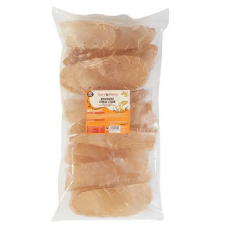 Image of Tasty & Meaty Rawhide Chew Shoe 10 Pack
