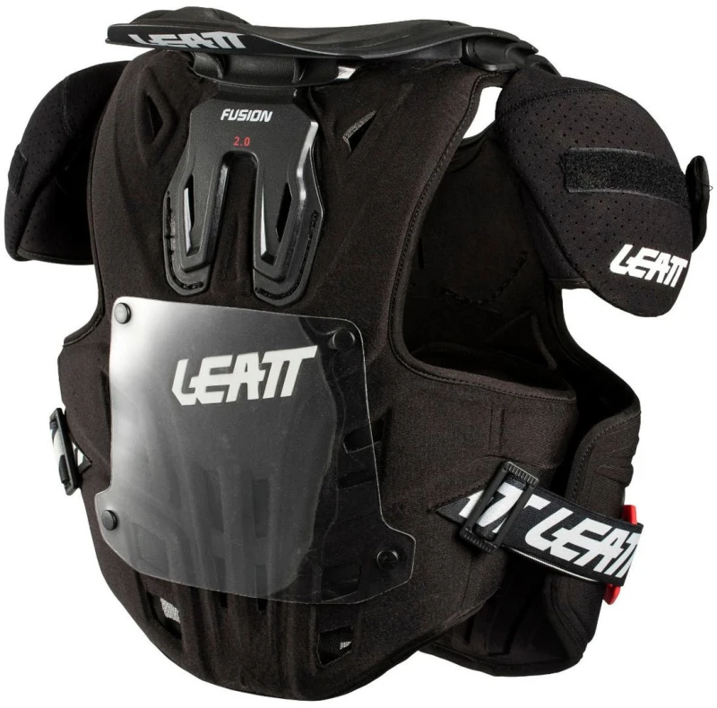 Image of Leatt Fusion 2.0 Kids Protector Vest, black, Size 2XL