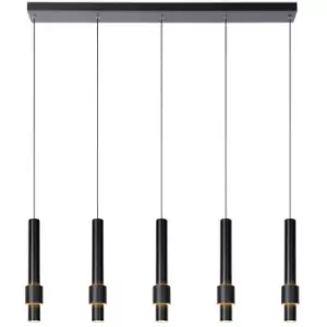 Image of Lucide Margary Modern Pendant light - LED Dim. - 5x4,2W 2700K - Black