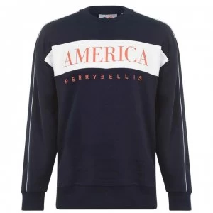 image of Perry Ellis America Sweater - 405 Dk Sapphire