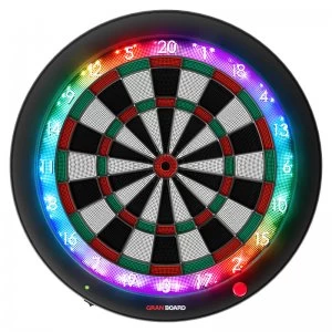 image of Gran Board 3S LED Bluetooth Electronic Dartboard - Green