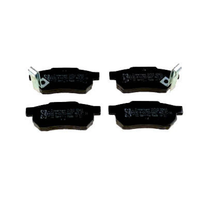 Image of ZIMMERMANN 21312.130.2 Brake pad set Rear Axle, with acoustic wear warning, Photo corresponds to scope of supply Brake Pad Set,disc brake (402)