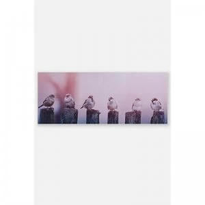 Image of Early Morning Tweets Canvas Wall Art