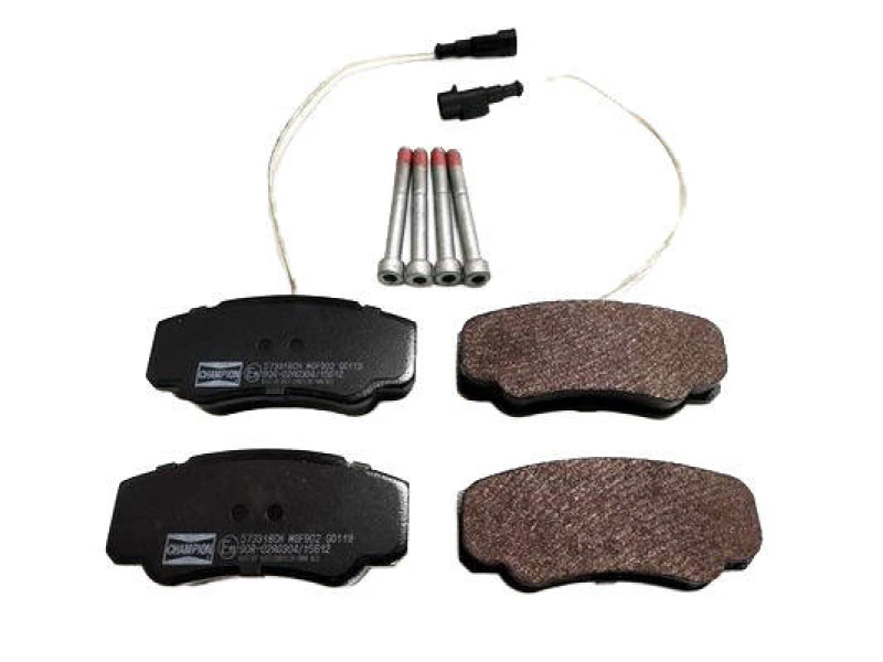 Image of CHAMPION 573318CH Brake pad set incl. wear warning contact Brake Pad Set,disc brake (402)