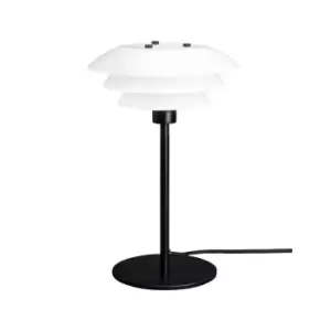 Table Lamp Opal, Matt Black 20cm