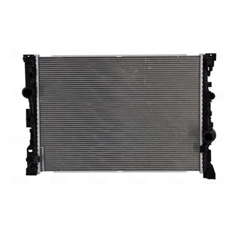 Image of NISSENS 607418 Engine radiator Aluminium, Brazed cooling fins, without expansion tank, without gasket/seal Radiator,engine cooling (470)
