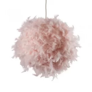 Image of Uriel Feather Pendant Shade in Pink