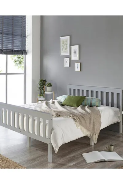 image of Atlantic Bed Frame in Grey