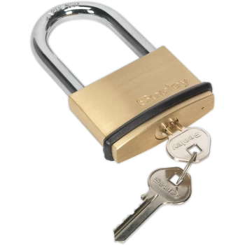 image of Sealey Brass Padlock 60mm Long