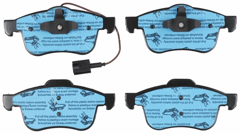 Image of TRW GDB1864 Brake pad set incl. wear warning contact Brake Pad Set,disc brake (402)