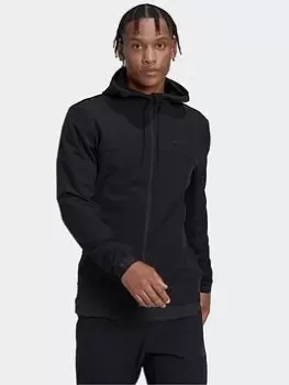 Image of adidas Cold.rdy Training Full-zip Hoodie, Black Size XS Men