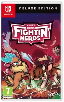 Image of Thems Fightin Herds Deluxe Edition Nintendo Switch Game